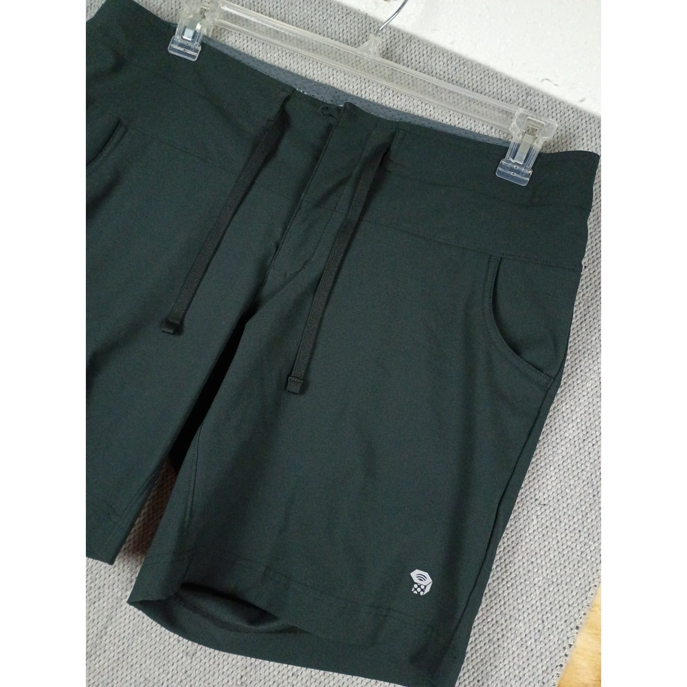 Mountain Hardwear Dynama Shorts Women 16 Black Excellent Hiking Athletic Stretch - Picture 3 of 11